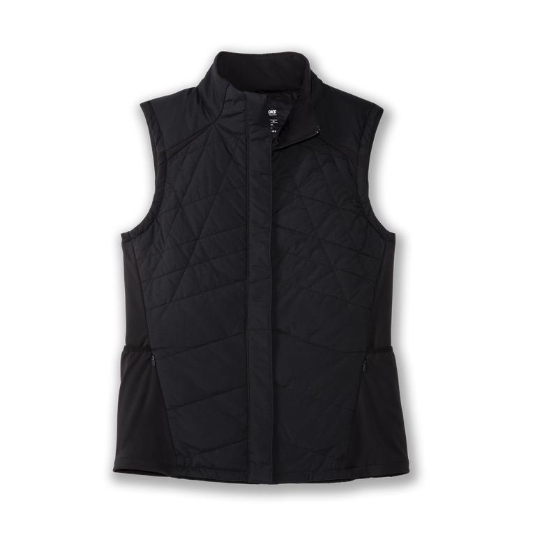 Brooks Women's Shield Hybrid Running Vest - Black (KDIG17650)